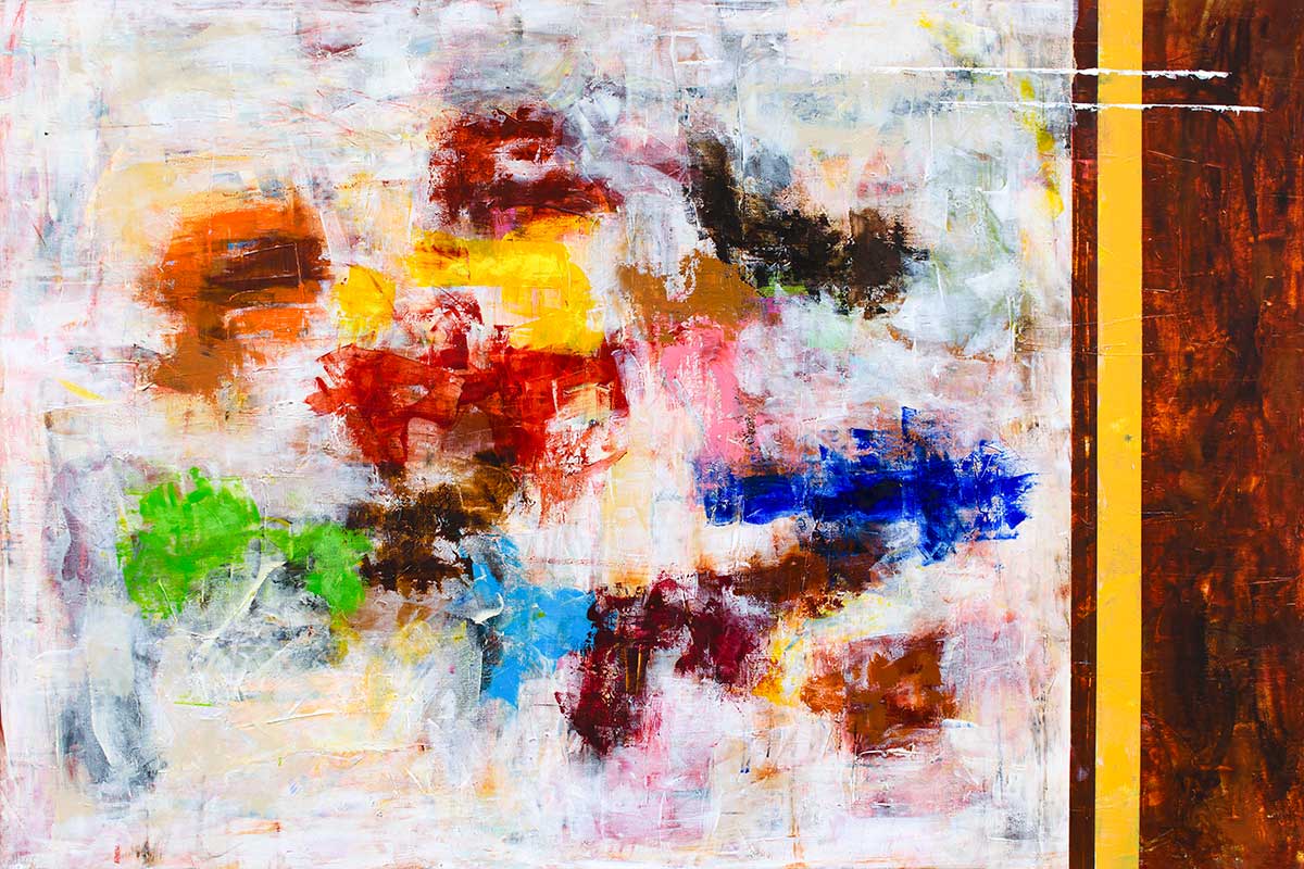 Abstrakt maleri til køkkenet Esprit I